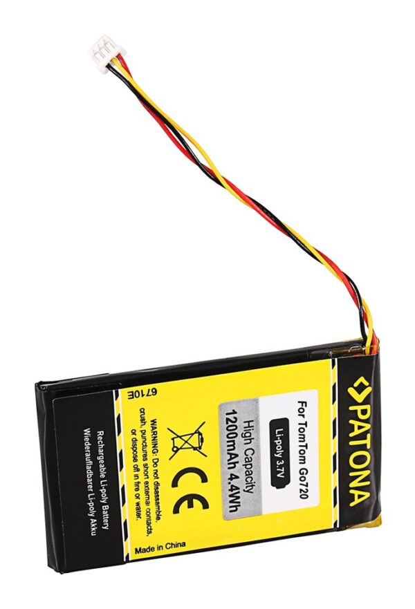 Battery TomTom Go 720 Go 520 530 630 720 730 920 930 530 Live 630 Live