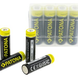 Mignon Batteries: 4x Battery AA MIGNON LR6 2200mAh inkl box